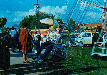 At merry-go-round